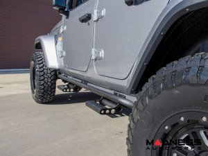 Jeep Wrangler JL Rock Rails - 2 Door - RKR Rails - N-Fab - Textured Black